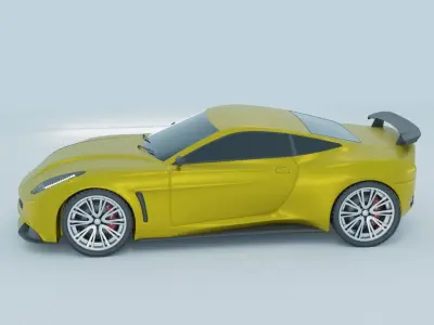 Sport car  Free 3D model by nvnwijesinghe