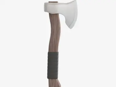 Survival Axe Set 3D model
