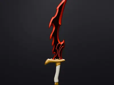 Knight Killer from Solo leveling  Low-poly 3D model