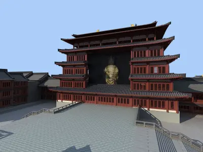 Ancient Chinese architecture 3D model order