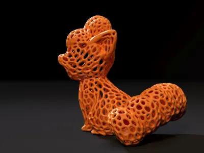 Vulpix Pokemon 3D print model