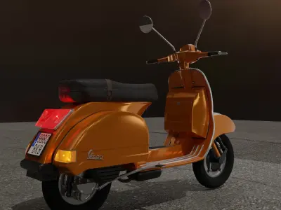 Vespa PX 125 3D model buy