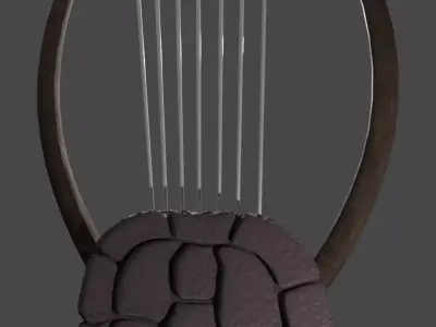 Apollos Lyre - Greek Mythology Low-poly 3D model