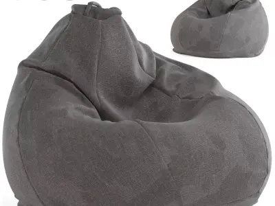 Pouf Beanbag Chair 3D model