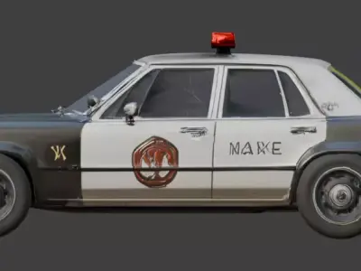 Possessed Authority Interceptor 3D Model Low-poly 3D model