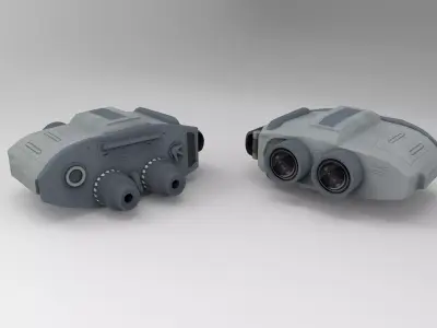 Army Binacular B Low-poly 3D model