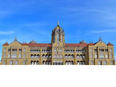 Railway Station Chhatrapati Shivaji Terminus 3D model