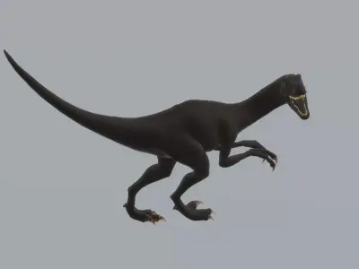 Velociraptor dinosaur Free 3D print model