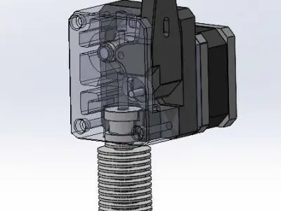 Custom Direct Drive Extruder Free 3D print model