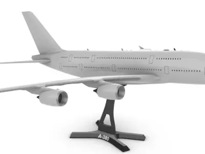 AIRBUS A380 3D print model purchase