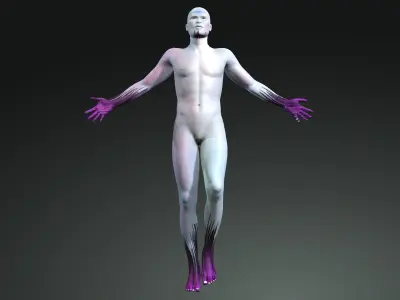 37-B  4K Animasyon For game Low-poly 3D model
