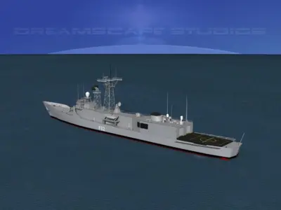 Spanish Frigate Victoria F82  3D model
