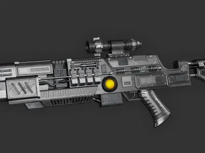 Game Gun 3D model