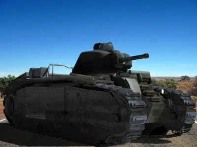 German Heavy Tank  3D model