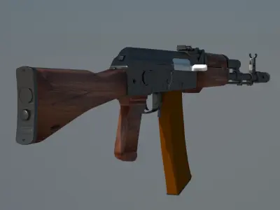 kalashnikov AK47Russian rifle 3D model