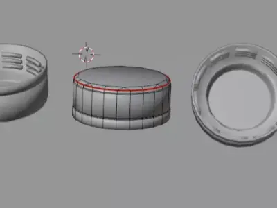 new botleCap 2025 Free low-poly 3D model