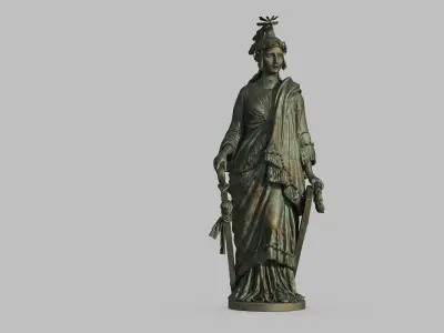 Statue of Freedom 3D model