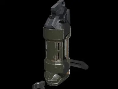 Grenade halo Free low-poly 3D model