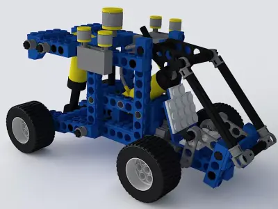 truck lego 3D model