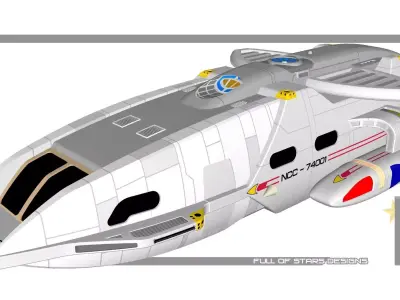 Star Trek - Condor Class early warning runabout 3D print model