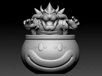 Bowser Clown Car  3D print model