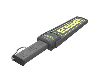 Metal Detector - Handheld 3D model