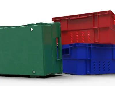 Stack and Nest Container - Storage 3D model