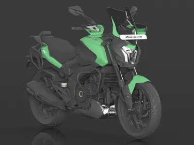Bajaj Dominar D 400 UG 2 Motorbike Low-poly 3D model