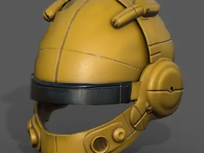 Helmet military combat soldier armor  Low-poly 3D model order