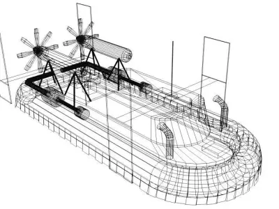 Hovercraft - Classic 3D model