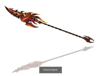 Infernal Weapons 3D Model Pack