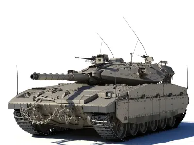 Merkava Mk2D 3D model