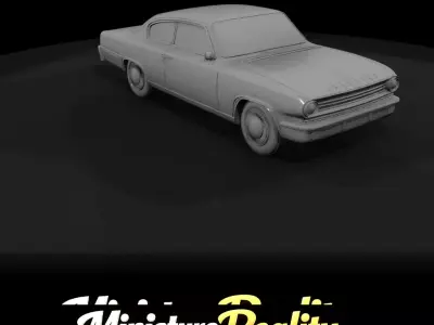 1-87 AMC Marlin 1965 Print Ready STL 3D print model