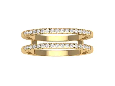 Wedding Ring 3D print model 61