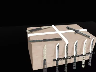 Combo m9 and baterflu 3D model