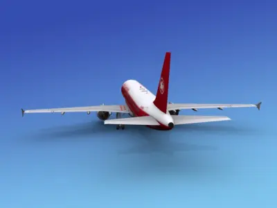 Airbus A320 Air Canada 1 3D model