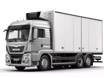 TRUCK VAN LX 6X2 3D model