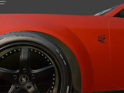 dodge challenger hellcat Free 3D model