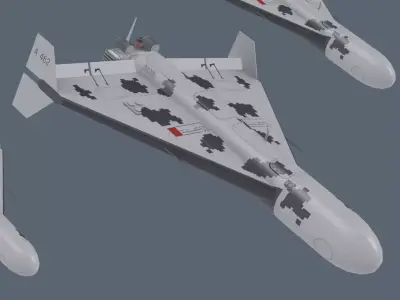 HESA Shahed 136 Low-poly 3D model