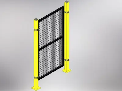 26349-SAFETY FENCE 1 UNIT 3D model