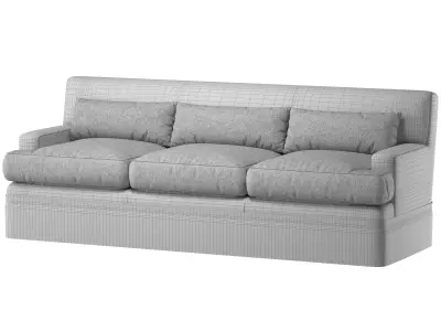 baker furniture yves sofa 3D model
