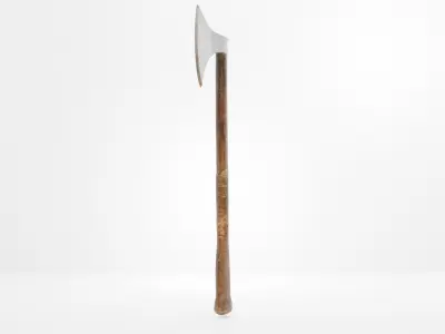 Axe 3D model Low Poly PBR Low-poly 3D model