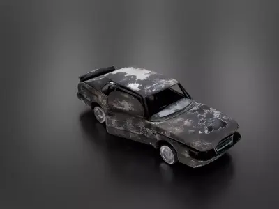Abandoned car-08 3D print model