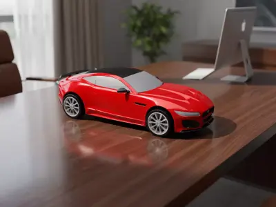 Jaguar F Type 1 12th scale   3D print model