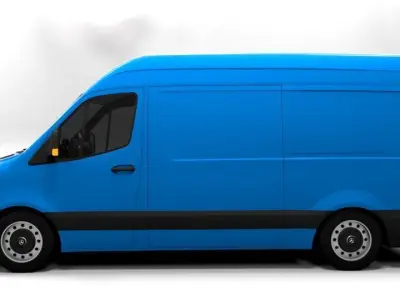 MERCEDES SPRINTER M 2019  Low-poly 3D model