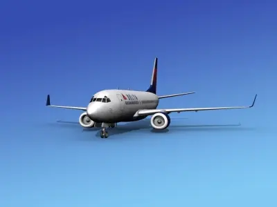 Boeing 737-700ER Delta Airlines 1 3D model