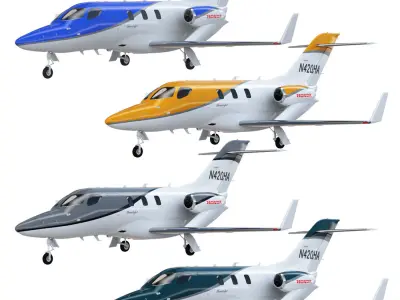 Hondajet airplane 3D model