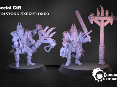 Brimstone Executioner miniature upgrade pack 3D print model