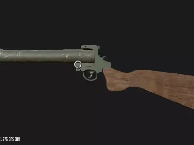 Smith Wesson Model 276 Gas Gun 3D model