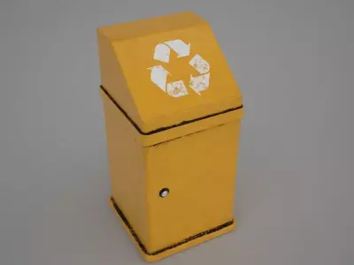 Garbage Can 3D model buy
